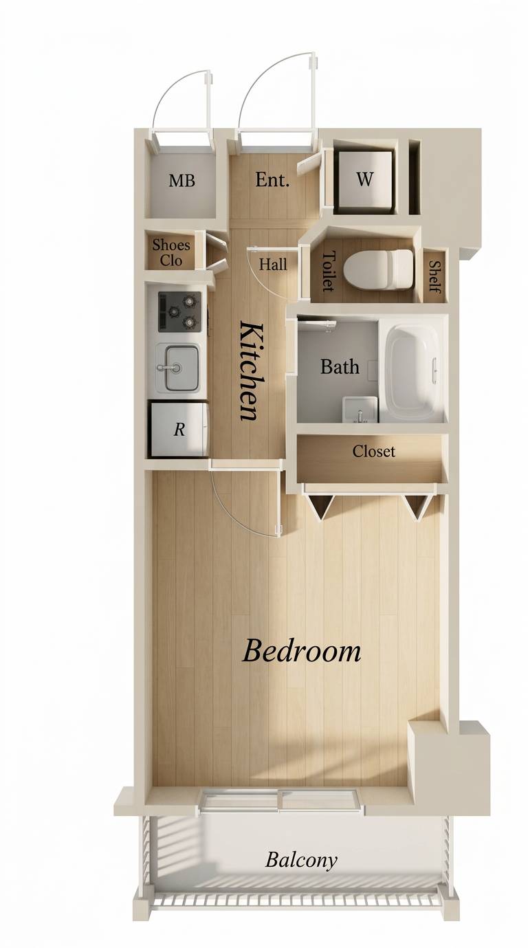 그랜드 갈라 니시신주쿠 East 802호실